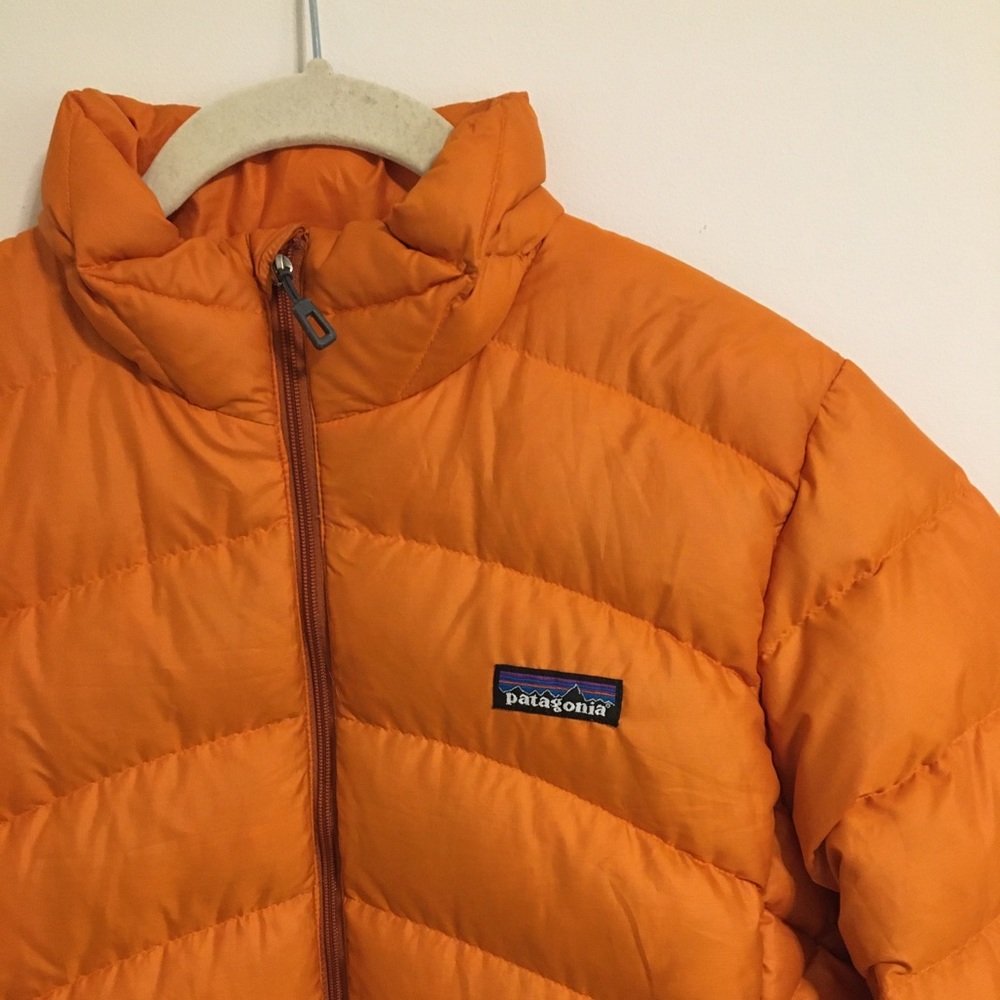 Patagonia Orange Puff Jacket Sz. M